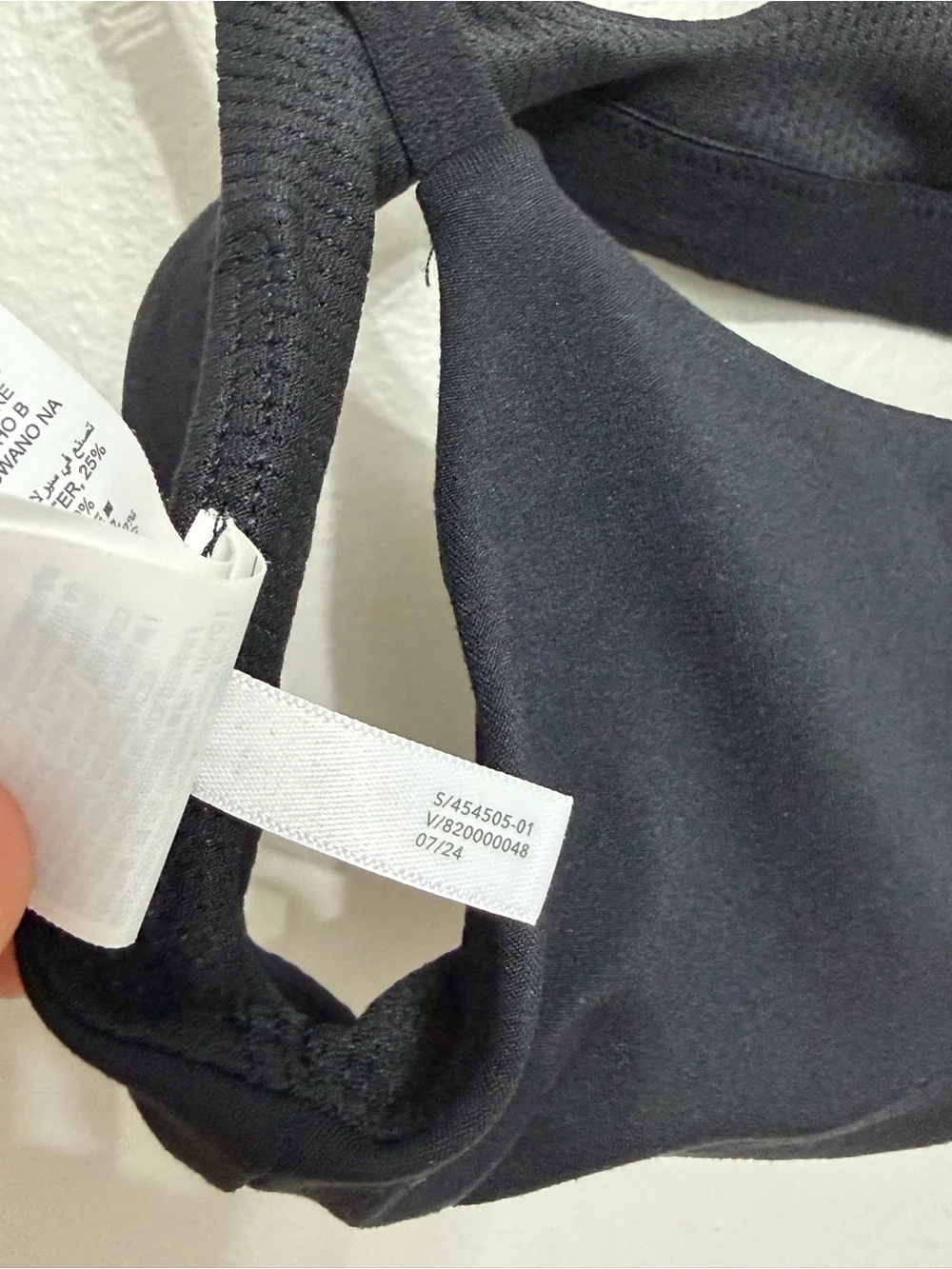 Athleta Girl Just Right Adjustable Bra in Black - Size S (7)